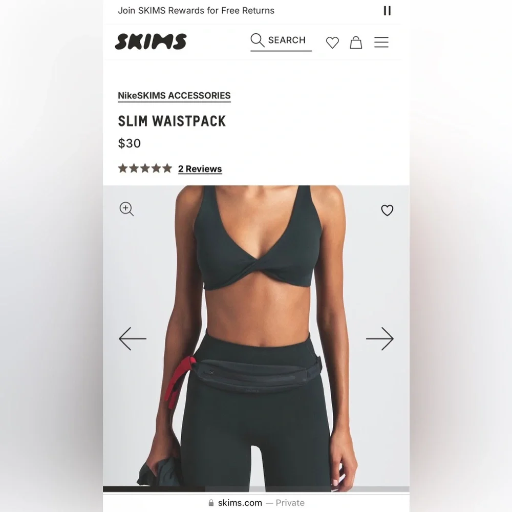 NikeSKIMS Accessories Slim Waistpack